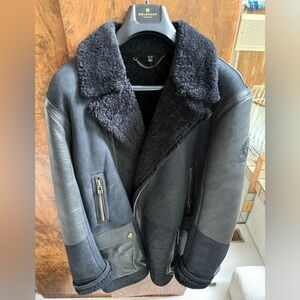 Belstaff Dennison Shearling Leather Jacket